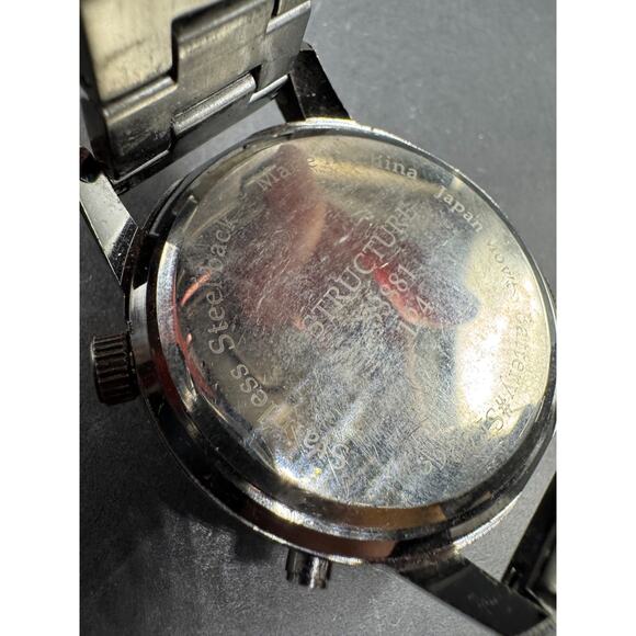 Structure Men’s Chronograph Watch 33881 124 Gunmetal Stainless Steel 51mm main image 11